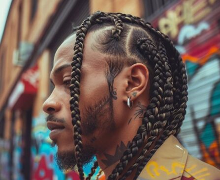 cheveux tresses homme