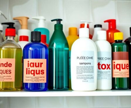 Ingrédients toxiques dans les shampoings et après-shampoings